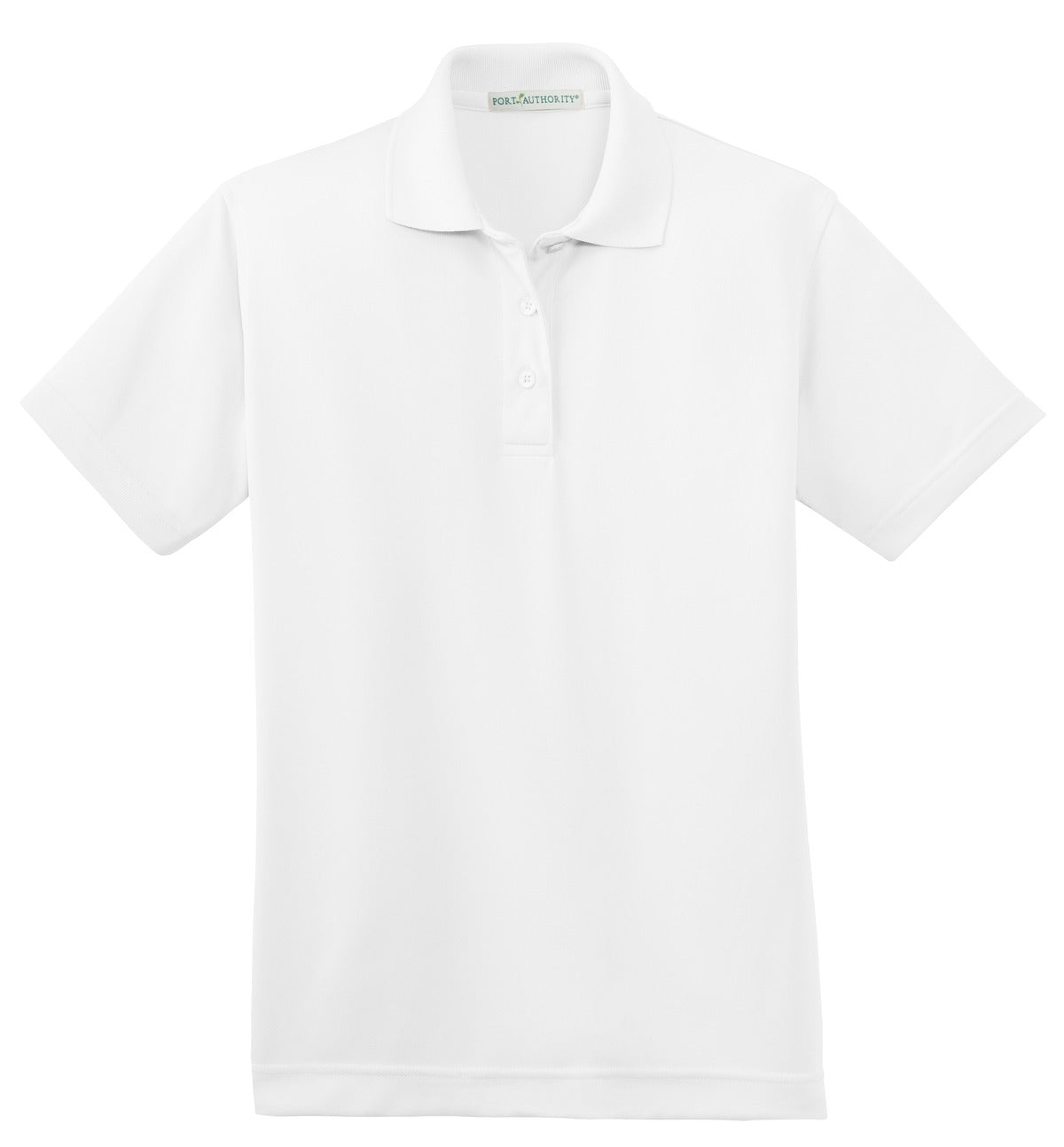 Port Authority Ladies Poly-Charcoal Blend Pique Polo. L497 Womens Apparel Shirts & Tops