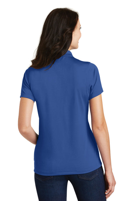 Port Authority Ladies Poly-Charcoal Blend Pique Polo. L497 Womens Apparel Shirts & Tops