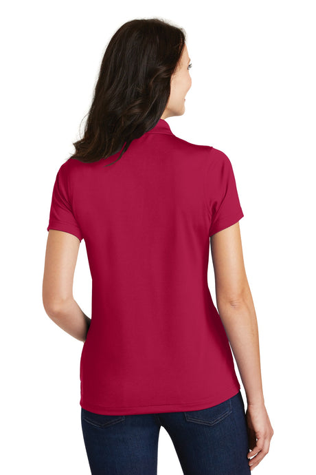 Port Authority Ladies Poly-Charcoal Blend Pique Polo. L497 Womens Apparel Shirts & Tops