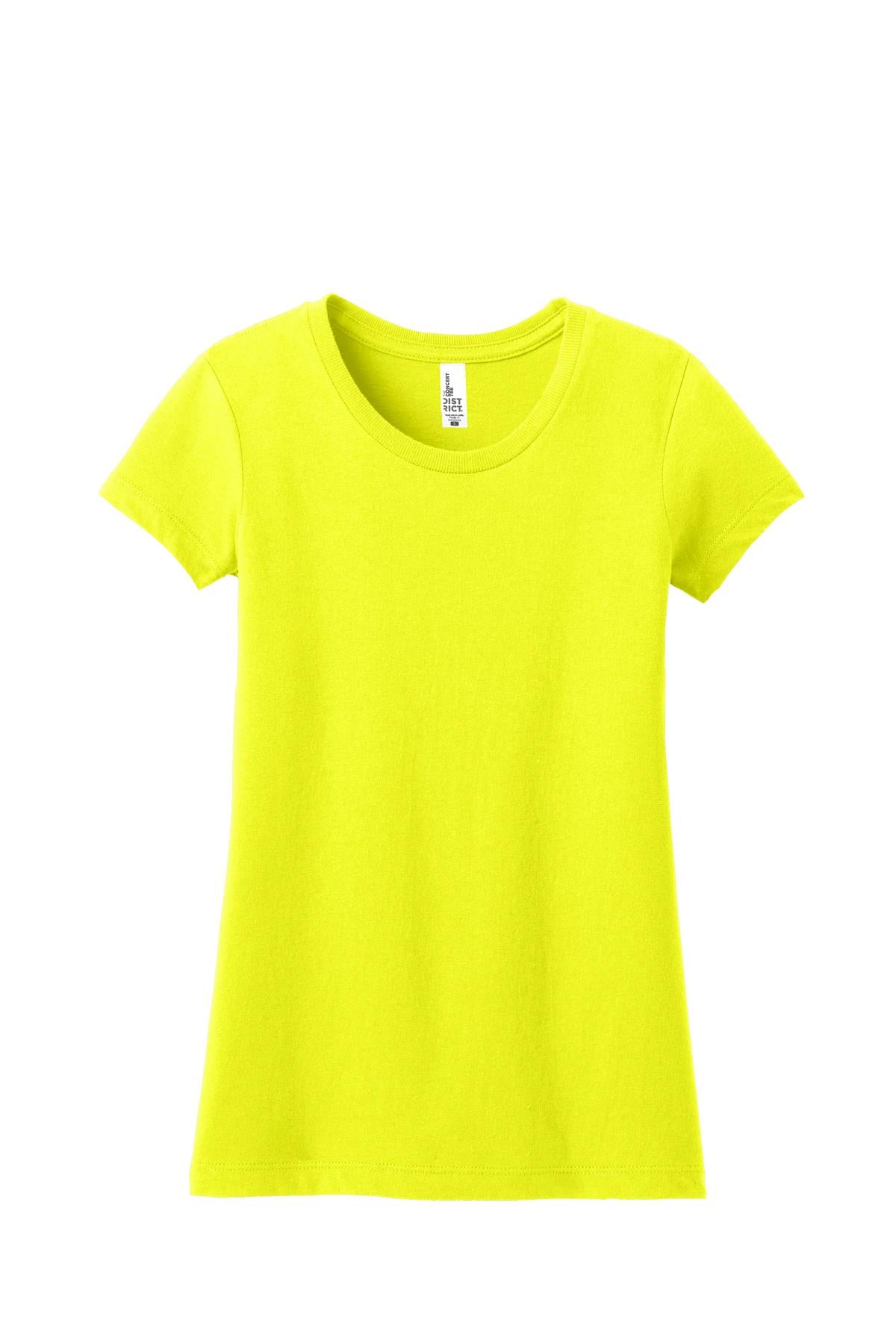 District Girls The Concert Tee. DT5001YG Youth Apparel Shirts & Tops