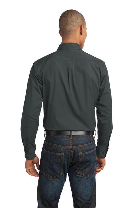Port Authority Men's Stain-Release Roll Sleeve Twill Shirt. S649 Mens Apparel Shirts & Tops