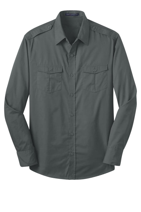 Port Authority Men's Stain-Release Roll Sleeve Twill Shirt. S649 Mens Apparel Shirts & Tops