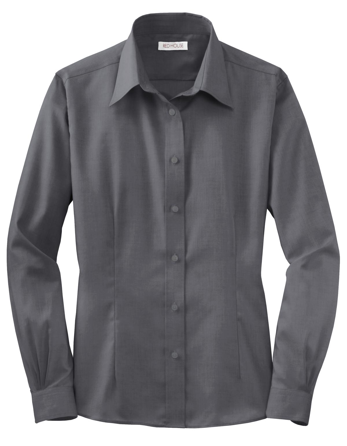 Red House Women's Non-Iron Pinpoint Oxford Shirt. RH25 Corporate Apparel Shirts & Tops