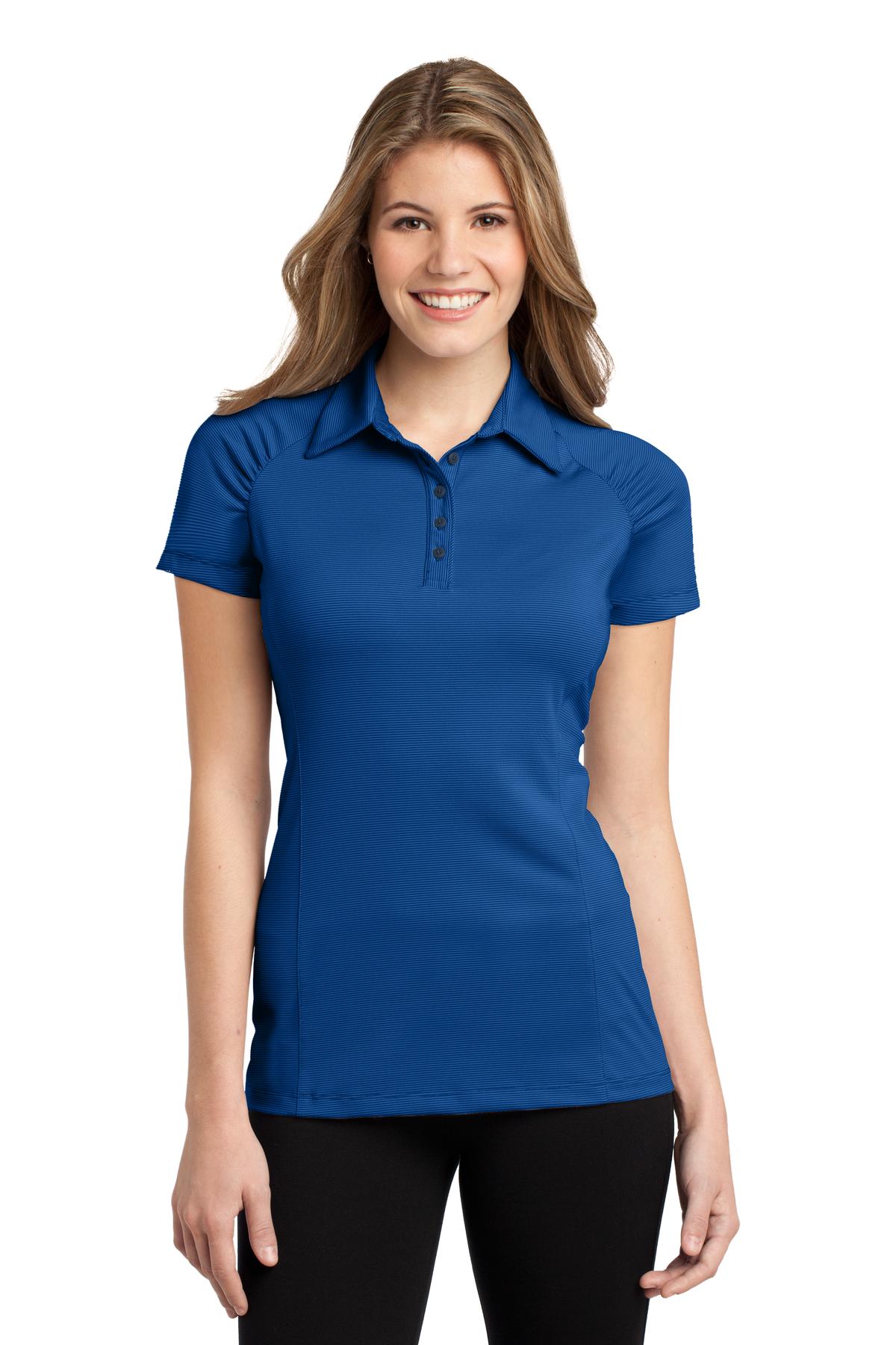 Port Authority ® Women's Fine Stripe Performance Polo-1