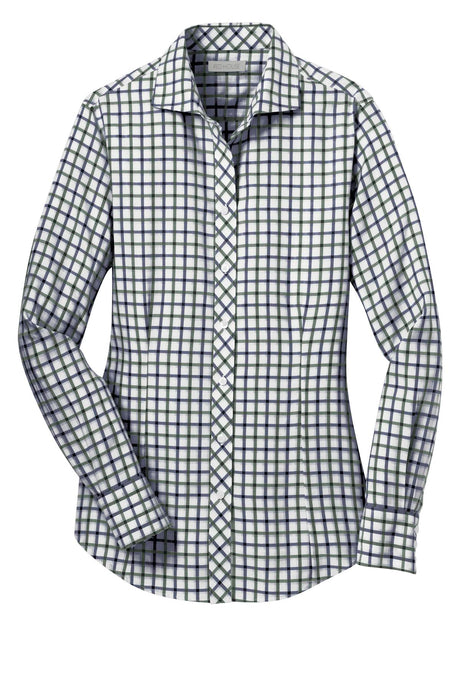 Red House Women's Tricolor Check Non-Iron Shirt. RH75 Corporate Apparel Shirts & Tops