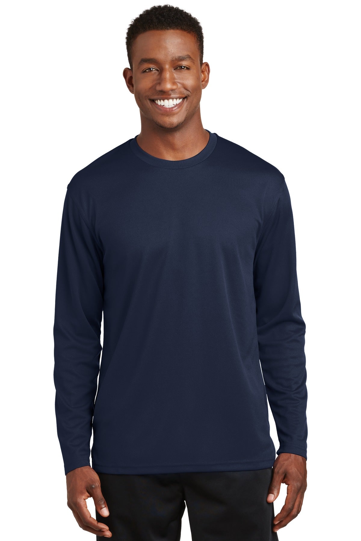 Sport-Tek Men's Dri-Mesh Long Sleeve T-Shirt