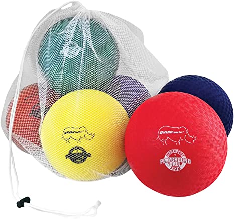 Champion Sports 7 Inch Soft Playground Ball Set of 6 Sports Equipment All