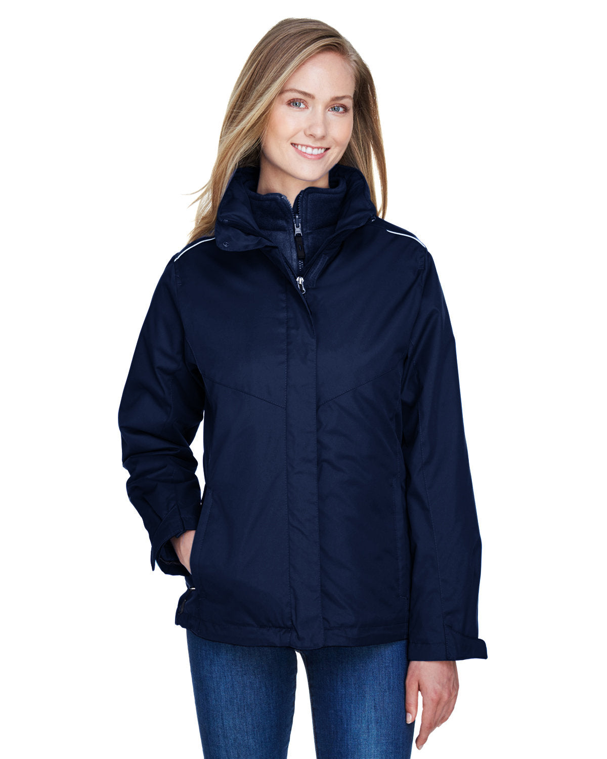 CORE365 Ladies' Region 3-in-1 Jacket with Fleece Liner Womens Apparel Jackets & Vests