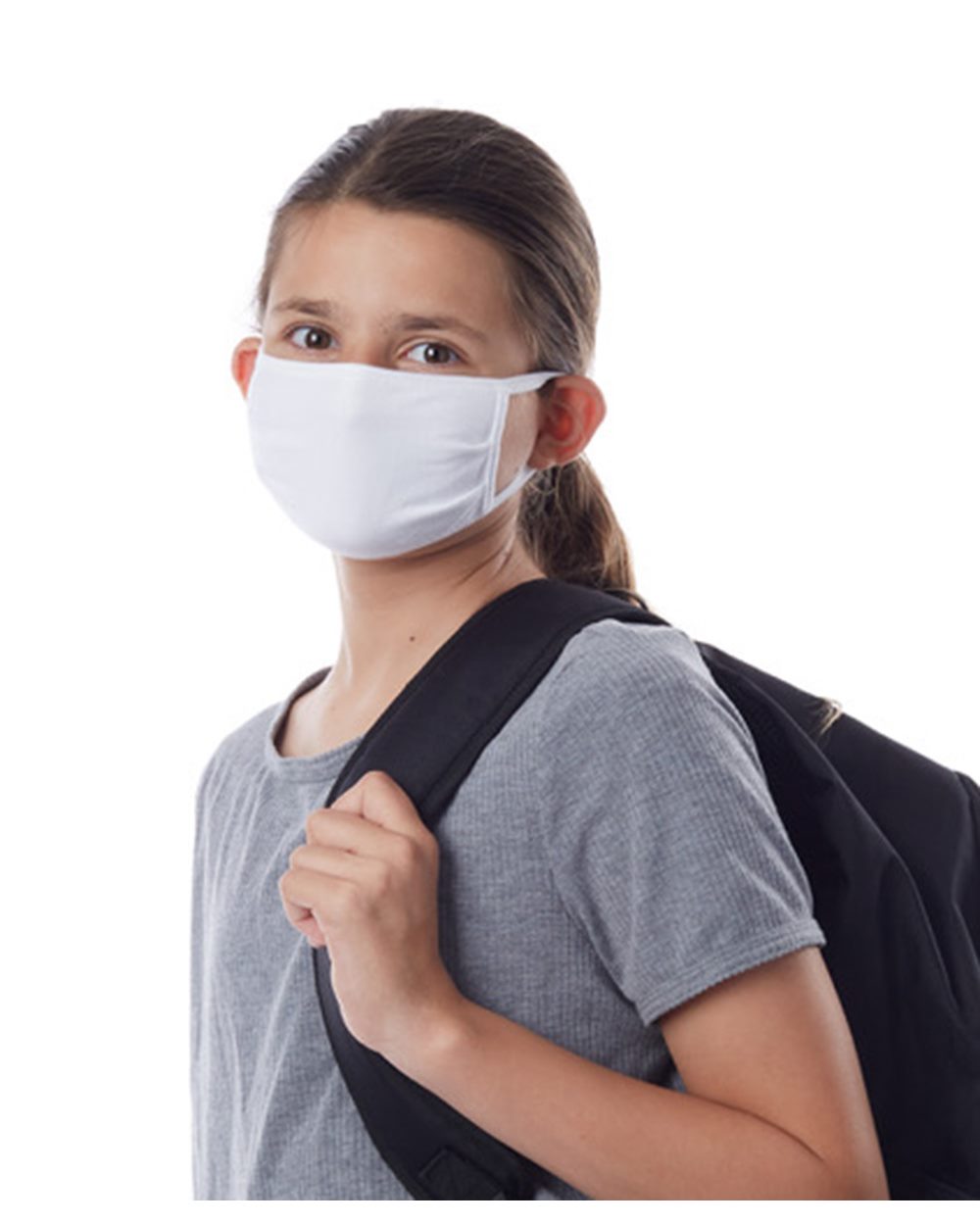 Hanes X-Temp™ Youth 2-Ply Face Mask Unisex Accessories Face Coverings