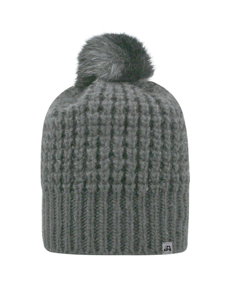 J. America Unisex Slouch Bunny Knit Cap TW5005-AB Unisex Accessories Hats & Caps