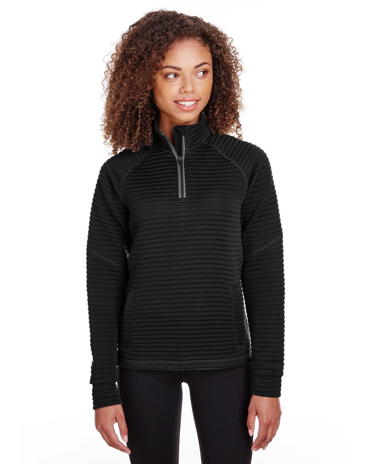 Spyder Ladies' Capture Quarter-Zip Fleece Womens Apparel Sweatshirts & Fleece