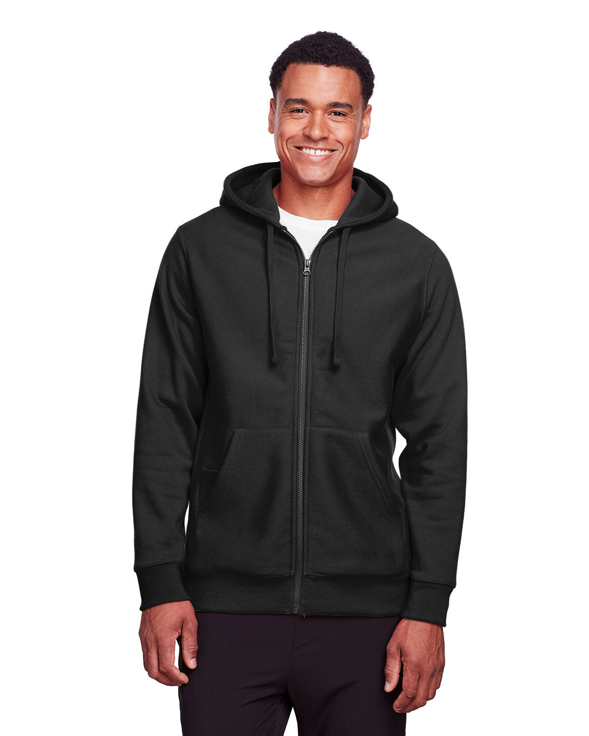 Team 365 Men's Zone HydroSport™ Heavyweight Full-Zip Hooded Sweatshirt Mens Apparel Sweatshirts & Fleece