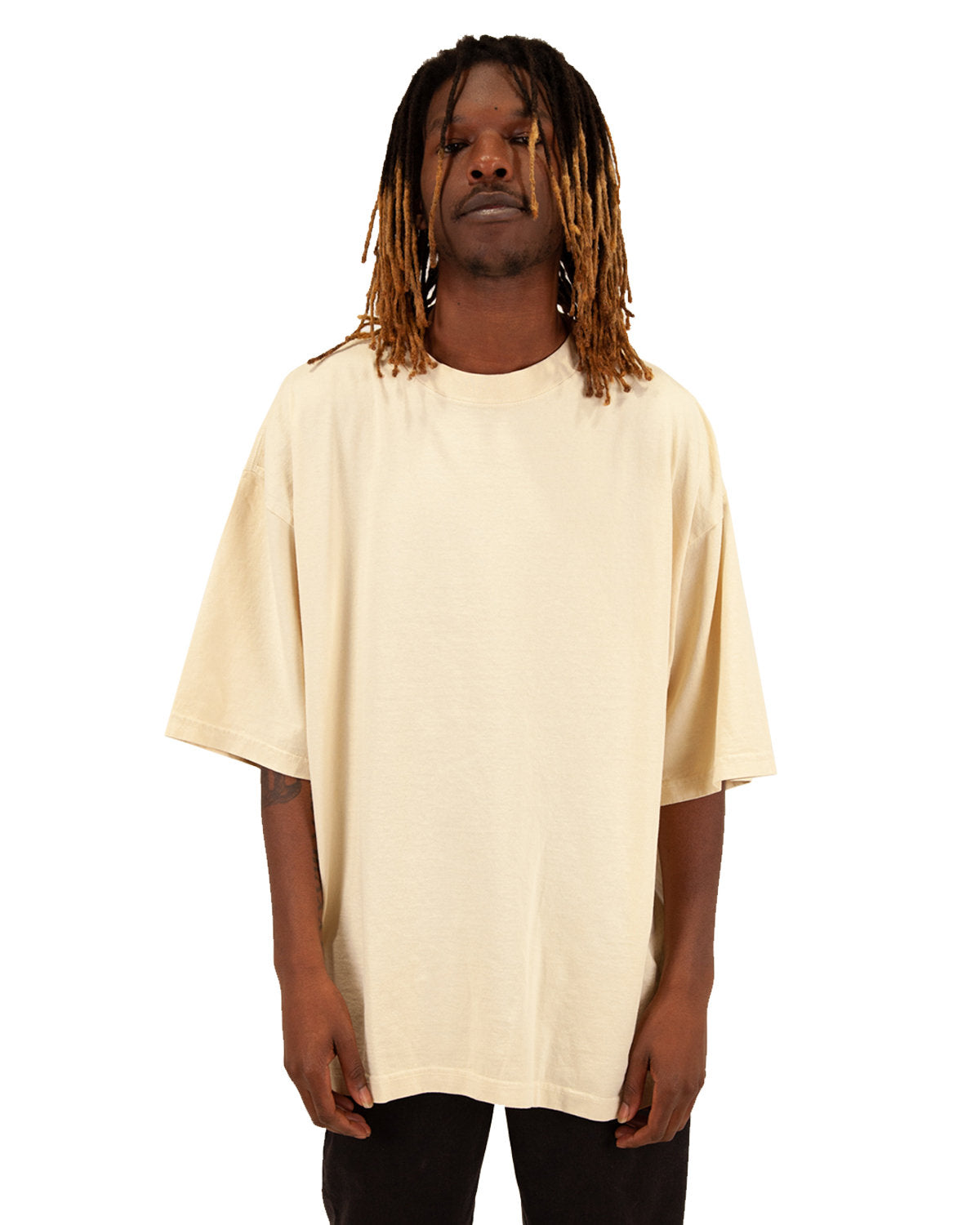 Shaka Wear Adult Garment-Dyed Drop-Shoulder T-Shirt Mens Apparel Shirts & Tops