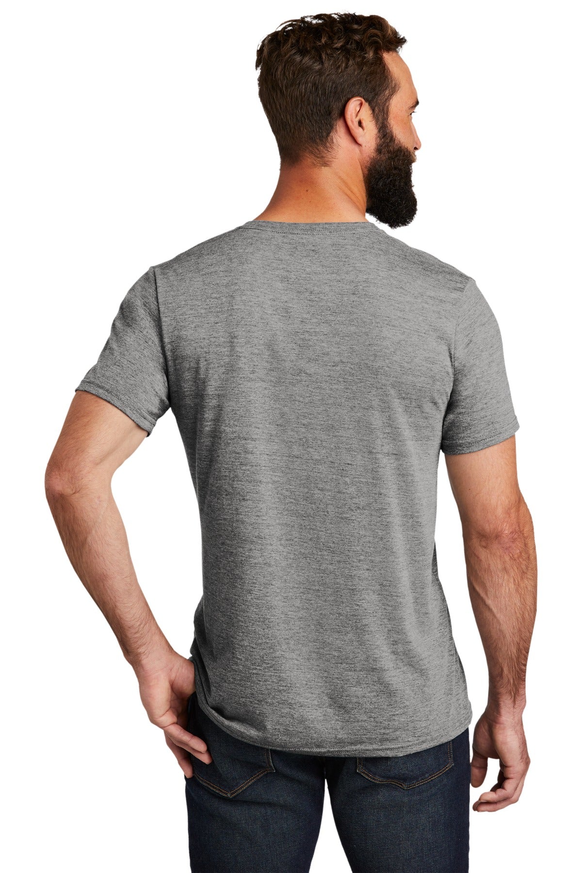 Allmade Mens Tri-Blend V-Neck Tee. AL2014 Mens Apparel Shirts & Tops
