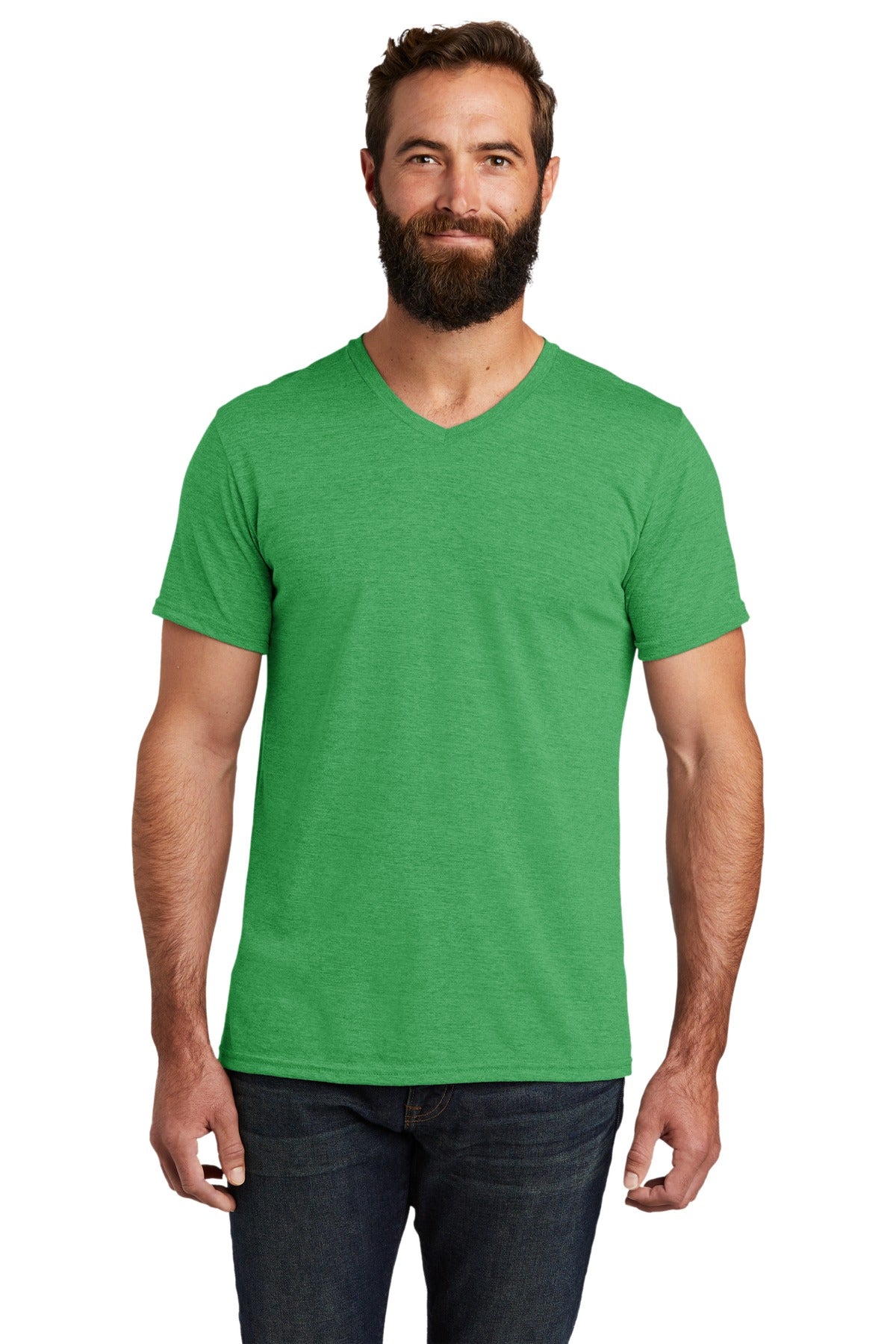 Allmade Mens Tri-Blend V-Neck Tee. AL2014 Mens Apparel Shirts & Tops