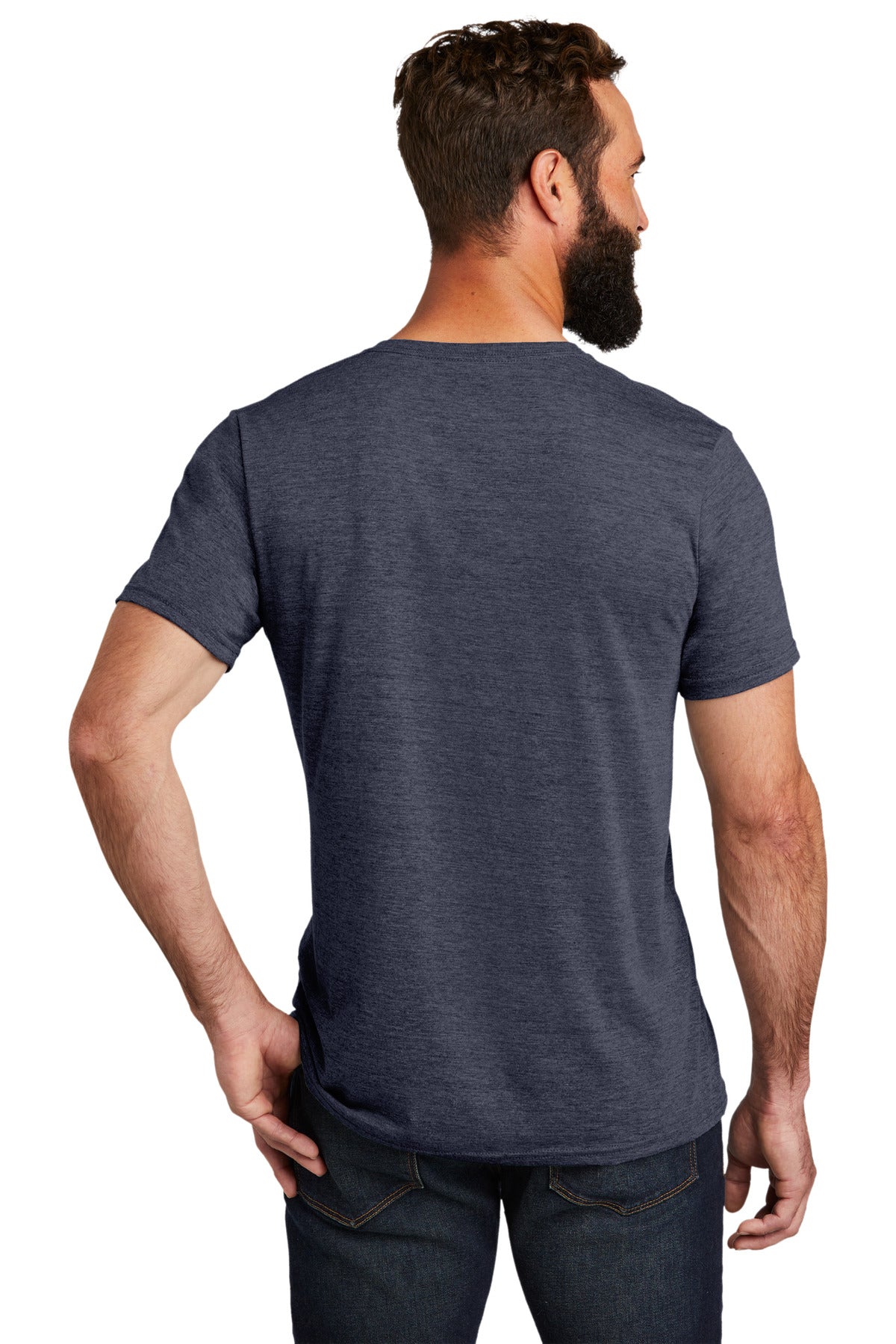 Allmade Mens Tri-Blend V-Neck Tee. AL2014 Mens Apparel Shirts & Tops