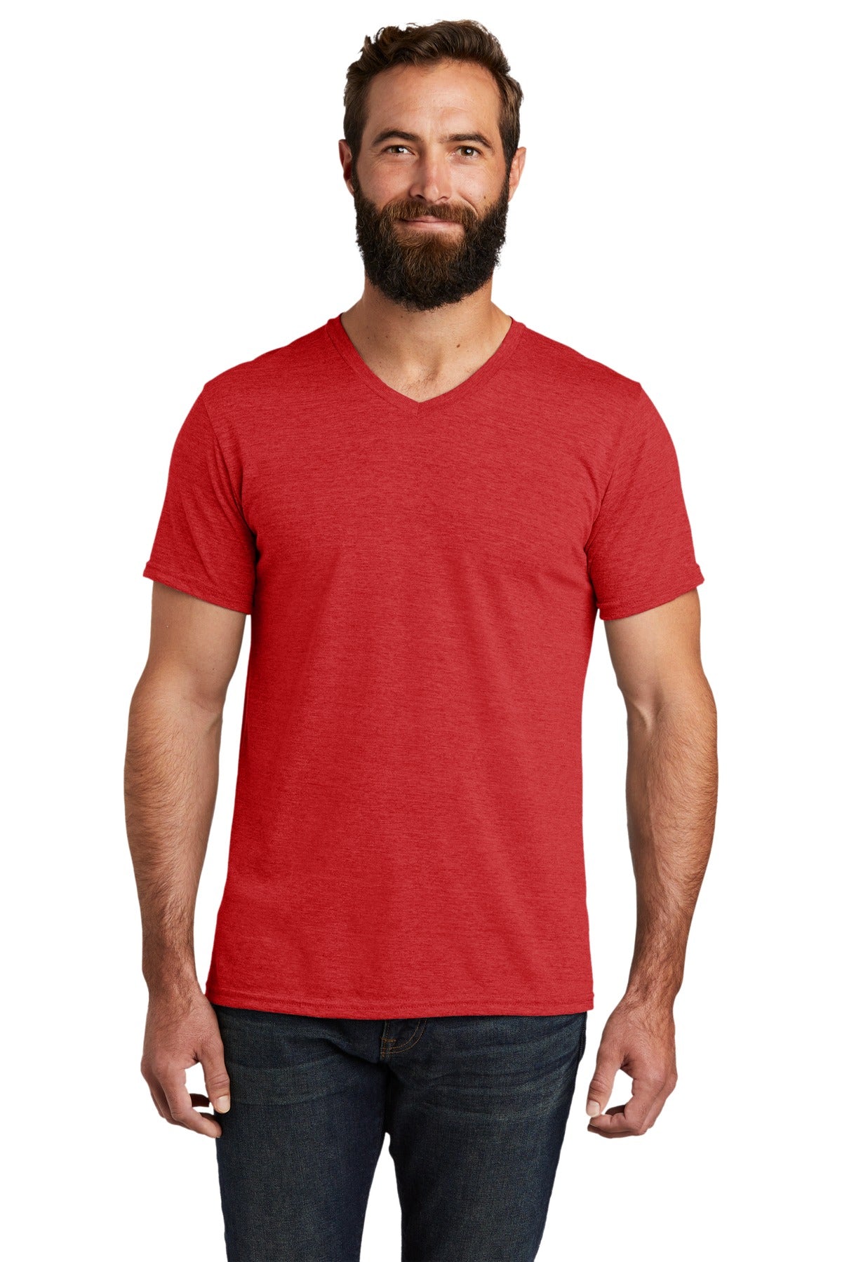 Allmade Mens Tri-Blend V-Neck Tee. AL2014 Mens Apparel Shirts & Tops