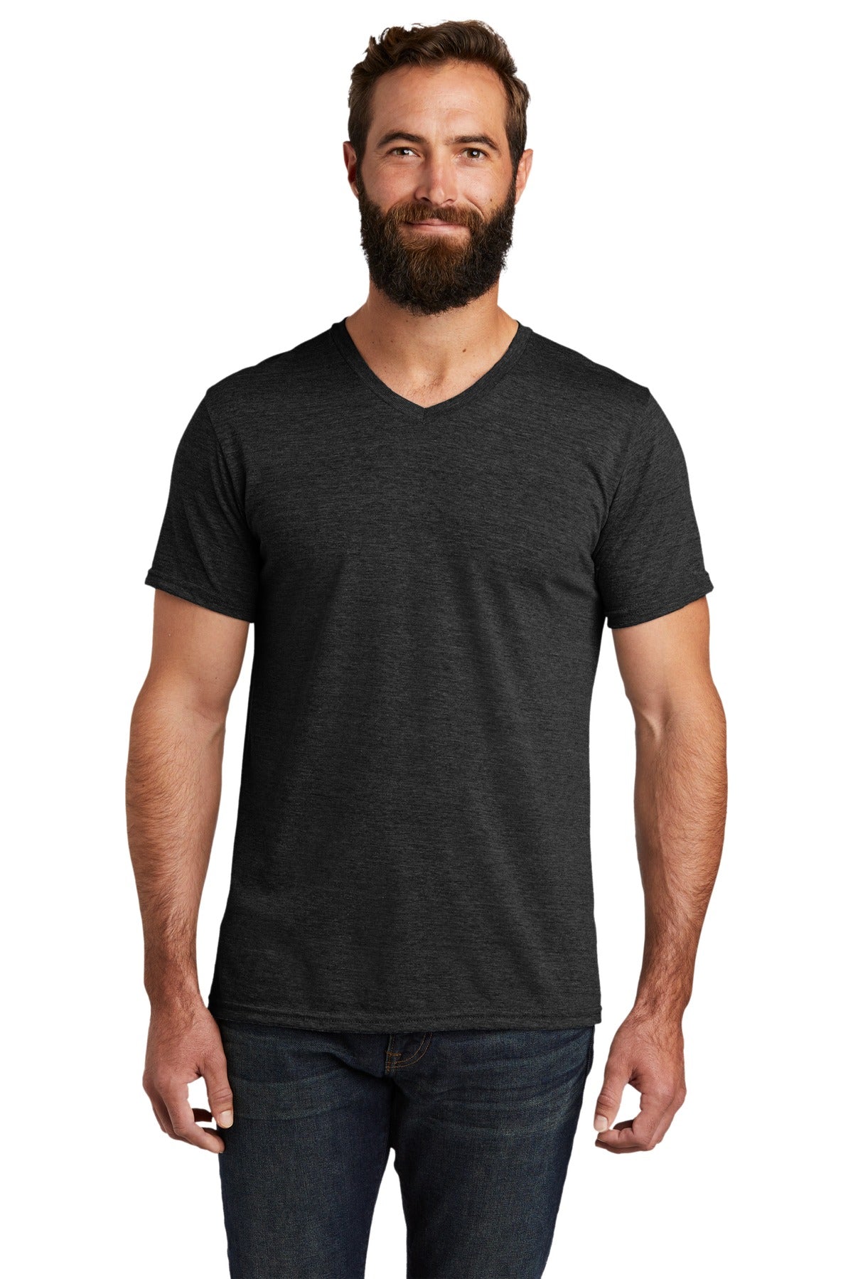 Allmade Mens Tri-Blend V-Neck Tee. AL2014 Mens Apparel Shirts & Tops