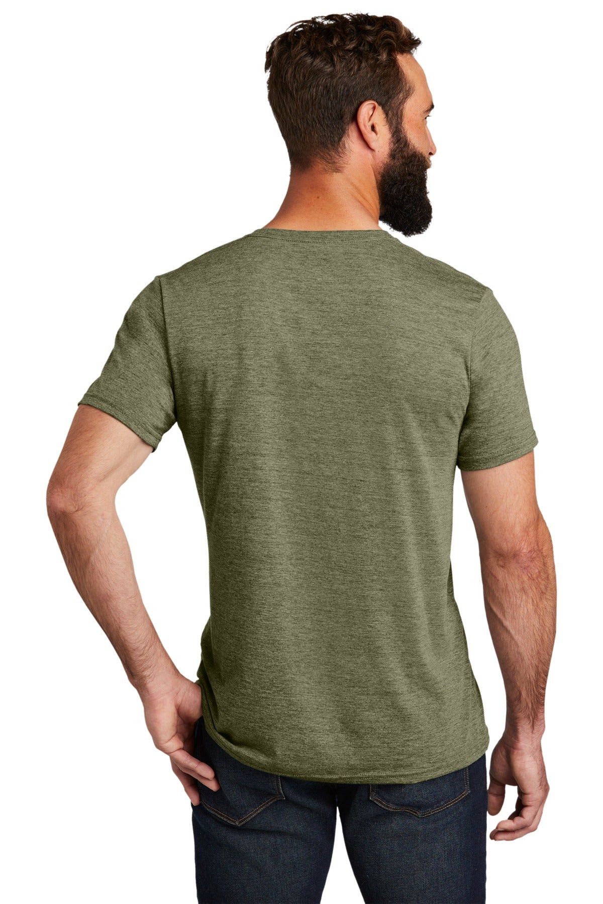 Allmade Mens Tri-Blend V-Neck Tee. AL2014 Mens Apparel Shirts & Tops