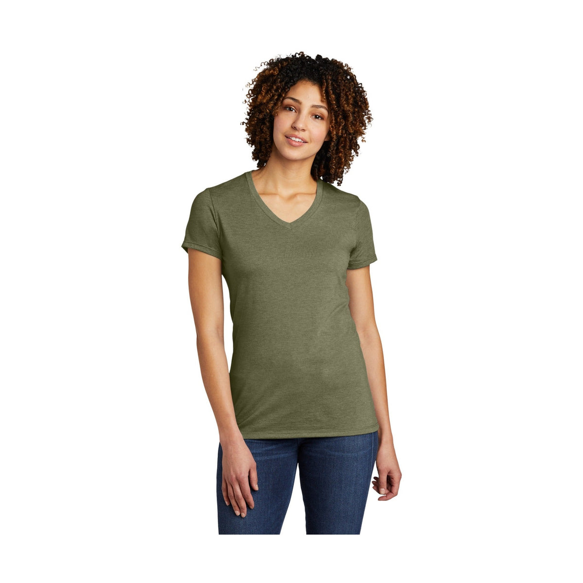 AllMade Women's Tri-Blend V-Neck Tee AL2018