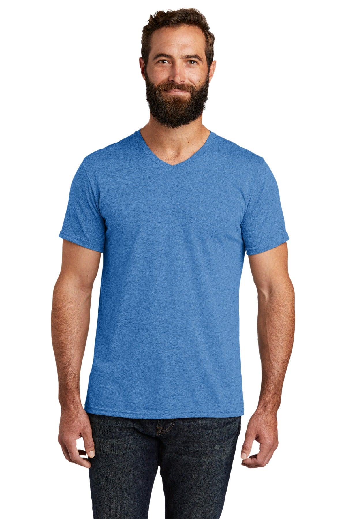 Allmade Mens Tri-Blend V-Neck Tee. AL2014 Mens Apparel Shirts & Tops