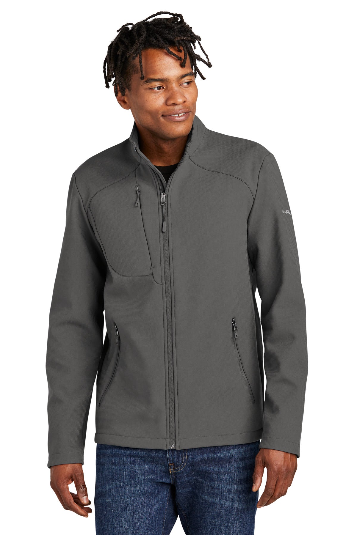 Eddie Bauer Men's Stretch Soft Shell Jacket. EB544 Corporate Apparel Jackets & Vests