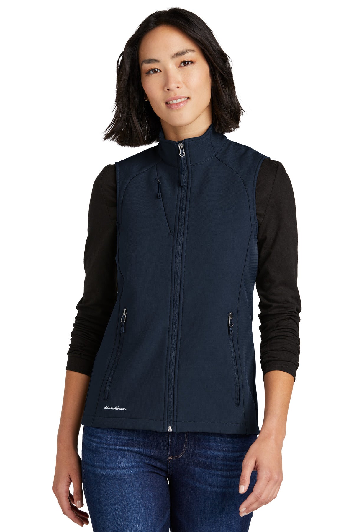 Eddie Bauer Women's Stretch Soft Shell Vest. EB547 Corporate Apparel Jackets & Vests