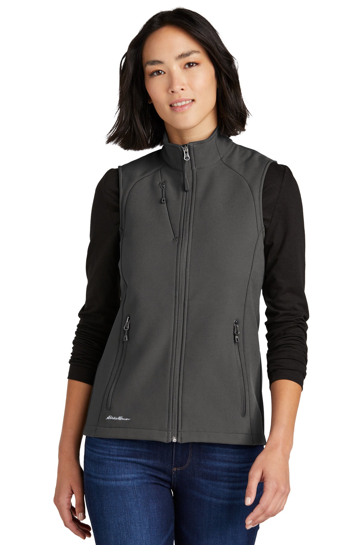 Eddie Bauer Women's Stretch Soft Shell Vest. EB547 Corporate Apparel Jackets & Vests