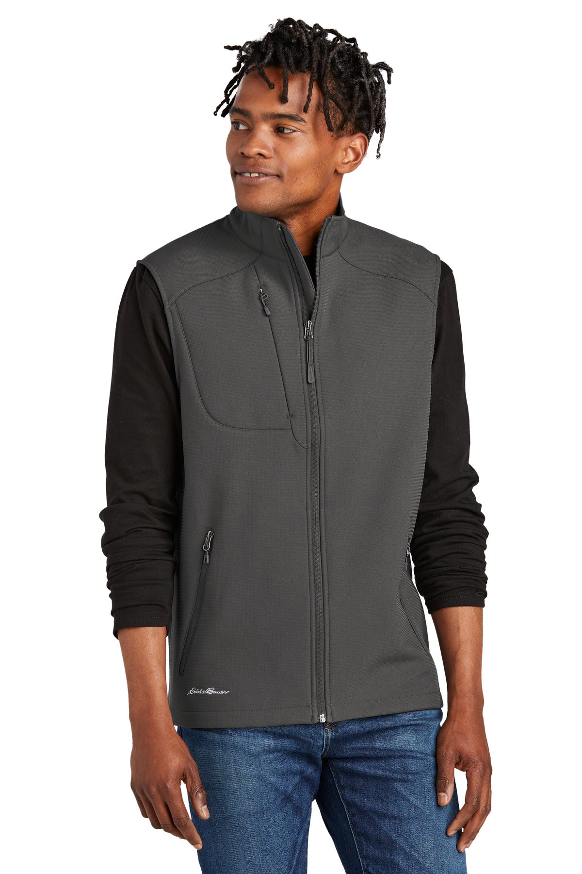 Eddie Bauer Men's Stretch Soft Shell Vest. EB546 Corporate Apparel Jackets & Vests
