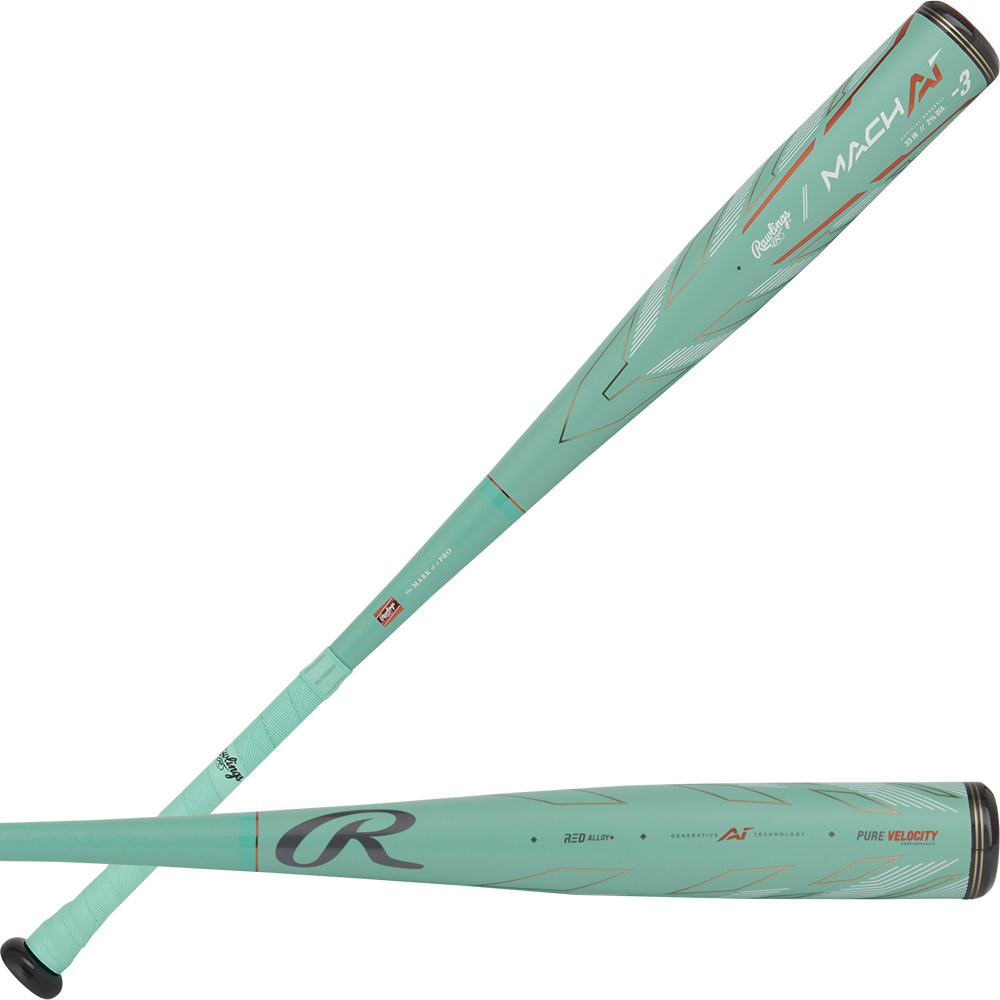 2024 Rawlings Mach AI -3 BBCOR Baseball Bat Baseball Bats All