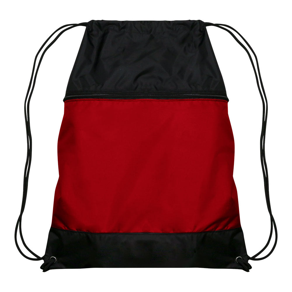 Champro Drawstring Bag w/Zipper Pocket-1
