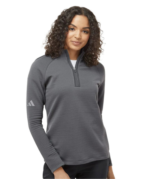 adidas Women's Spacer Quarter-Zip Pullover Womens Apparel Sweatshirts & Fleece