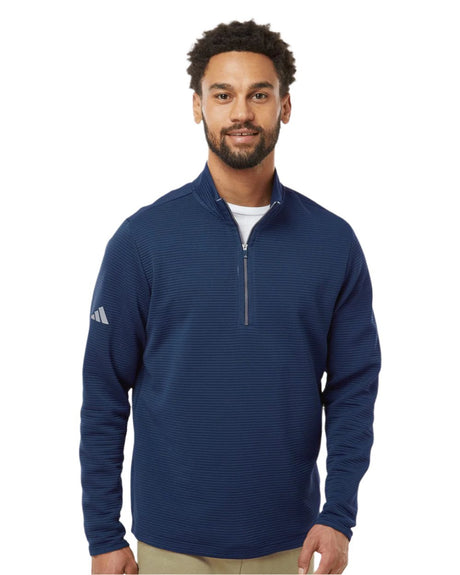 adidas Men's Spacer Quarter-Zip Pullover Mens Apparel Sweatshirts & Fleece