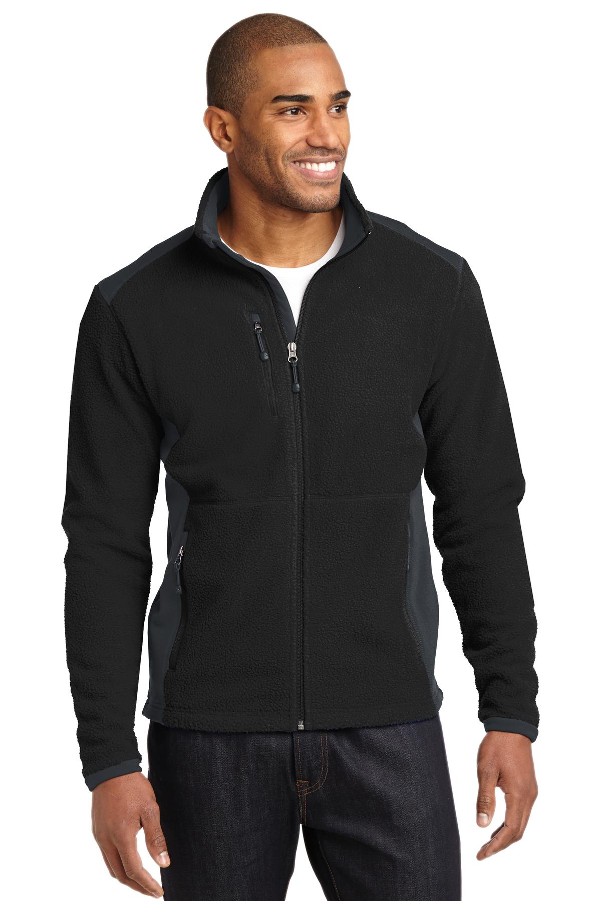 Eddie Bauer Men's Full-Zip Sherpa Fleece Jacket. EB232 Corporate Apparel Jackets & Vests