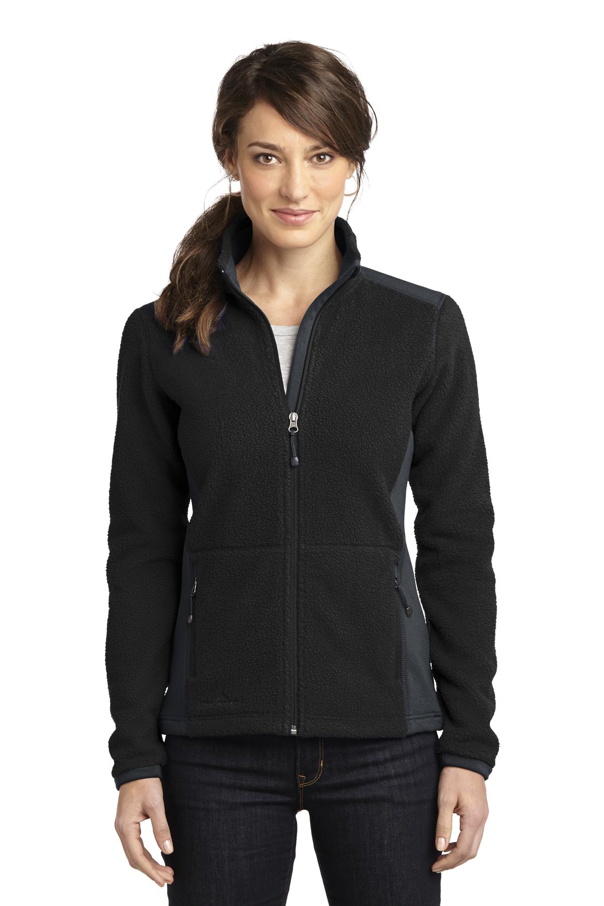 Eddie Bauer Women's Full-Zip Sherpa Fleece Jacket. EB233 Corporate Apparel Jackets & Vests