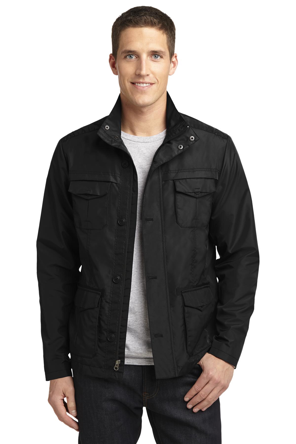 Port Authority Men's Four-Pocket Jacket. J326 Mens Apparel Jackets & Vests