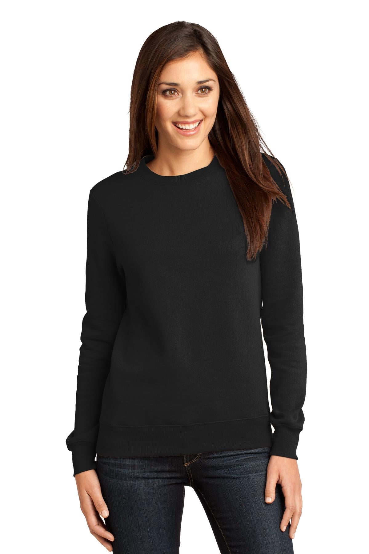 District Juniors The Concert Fleece Crew. DT821 Youth Apparel Hoodies & Sweatshirts