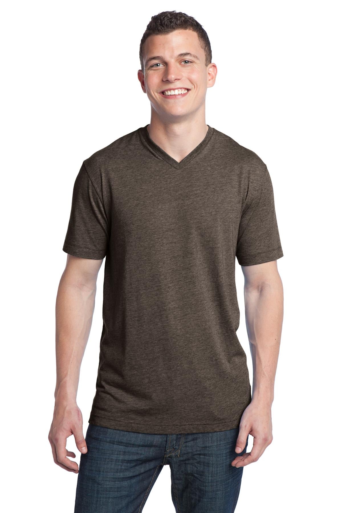 District Young Men's Tri-Blend V-Neck Tee DT142V Youth Apparel Shirts & Tops