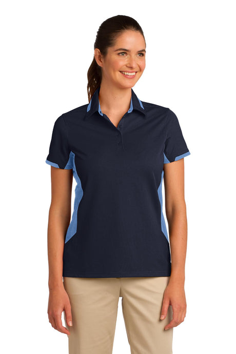 Port Authority Ladies Dry Zone Colorblock Ottoman Polo. L524 Womens Apparel Shirts & Tops