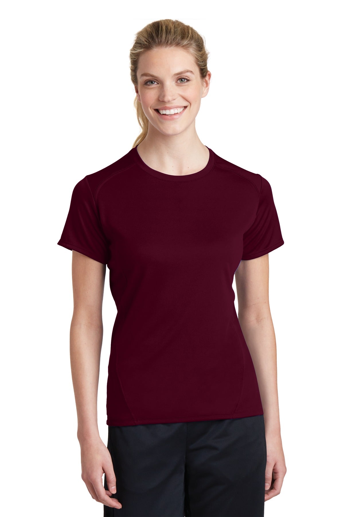 Sport-Tek Ladies Dry Zone Raglan Accent T-Shirt. L473