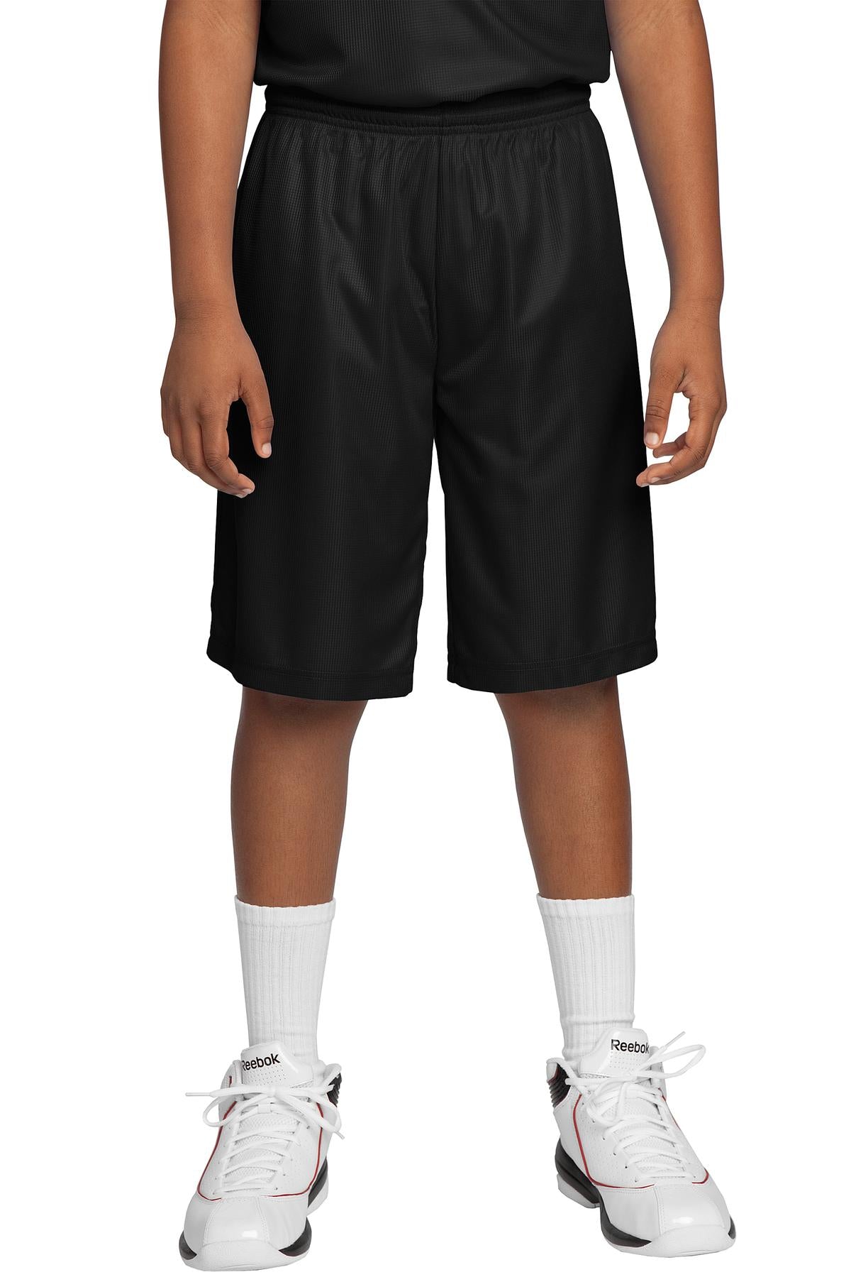 Sport-Tek Youth PosiCharge Mesh Reversible Short. YT560 Youth Apparel Pants & Shorts
