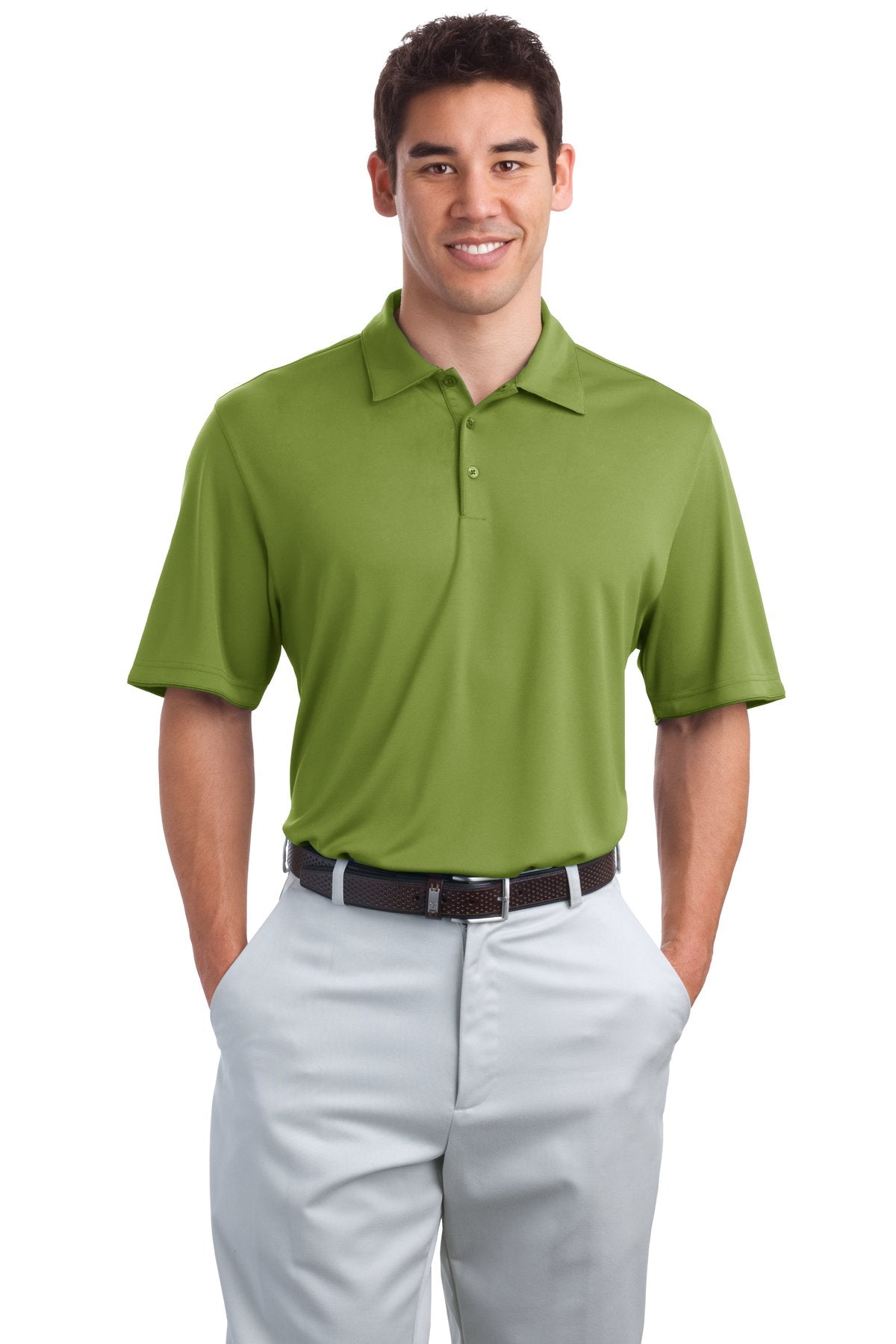 Port Authority Men's Poly-Charcoal Birdseye Jacquard Polo. K498