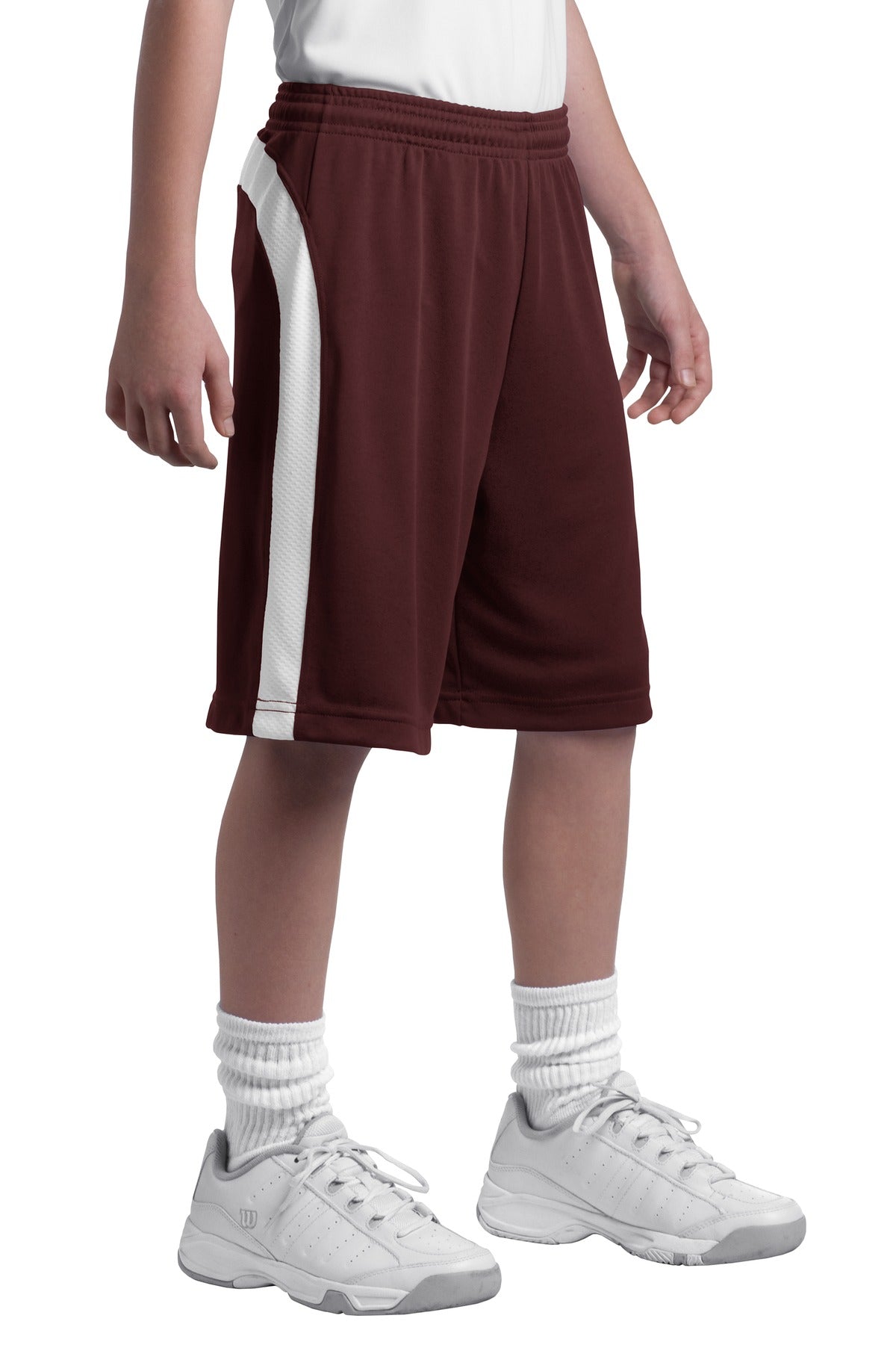 Sport-Tek Youth Dry Zone Colorblock Short. YT479 Youth Apparel Pants & Shorts