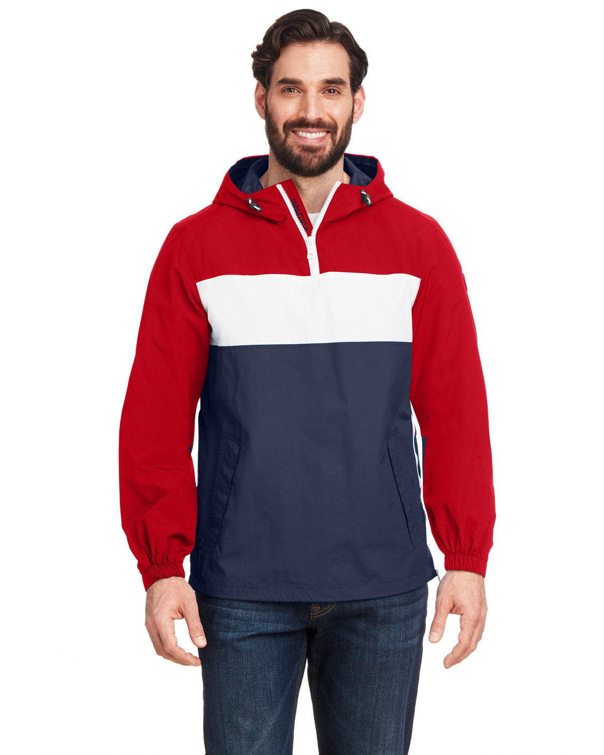 Nautica Unisex Windward Pullover Jacket Mens Apparel Jackets & Vests