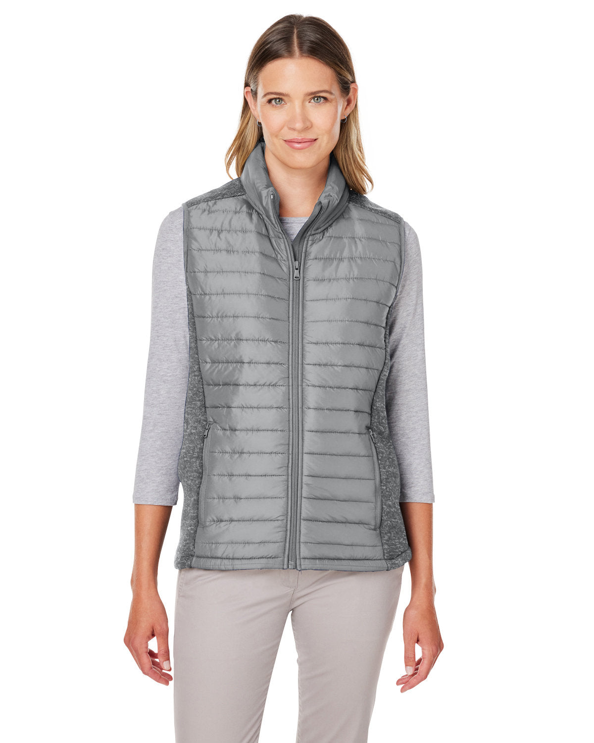 Nautica Ladies' Harbor Puffer Vest Womens Apparel Jackets & Vests