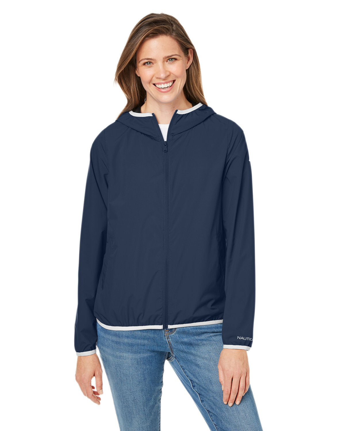 Nautica Ladies' Stillwater Windbreaker Jacket Womens Apparel Jackets & Vests