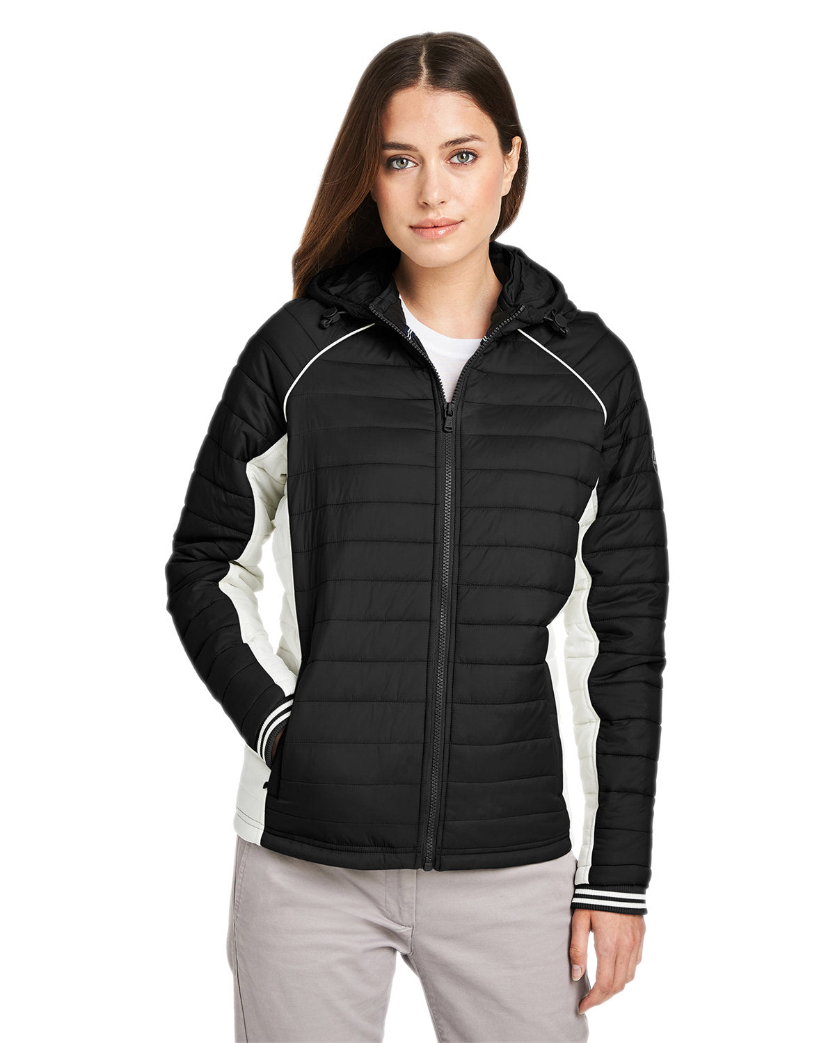 Nautica Ladies' Nautical Mile Puffer Packable Jacket Womens Apparel Jackets & Vests