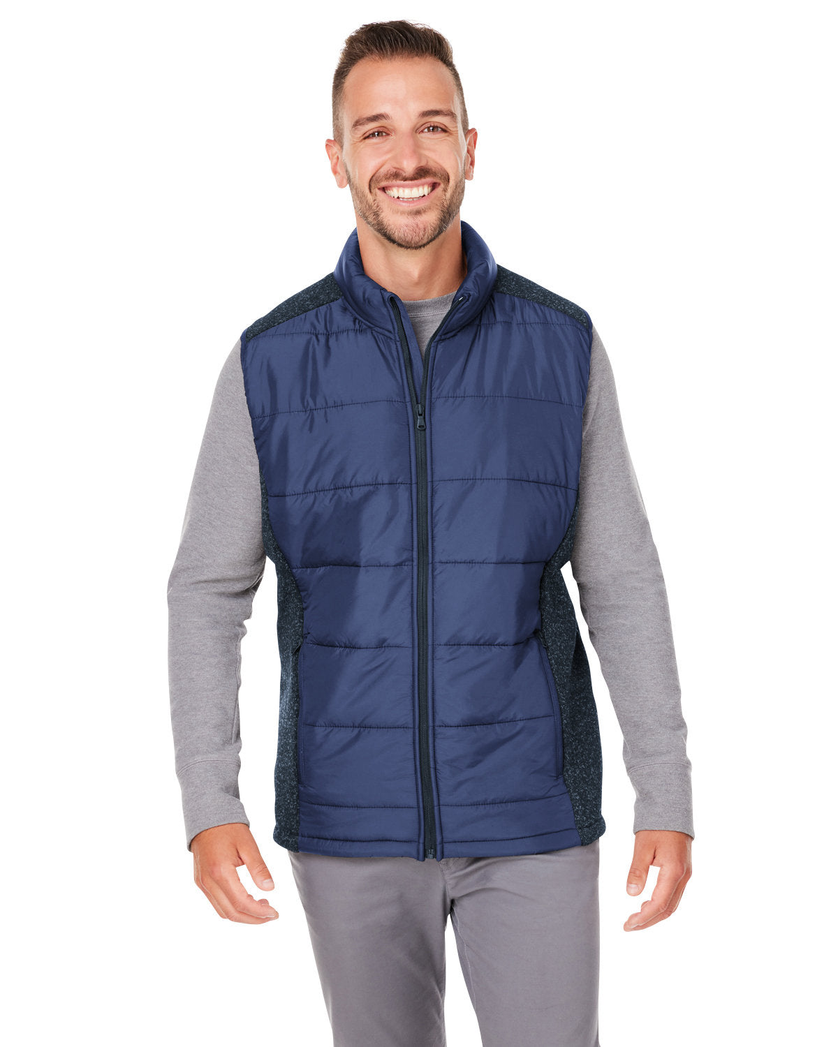 Nautica Men's Harbor Puffer Vest Mens Apparel Jackets & Vests