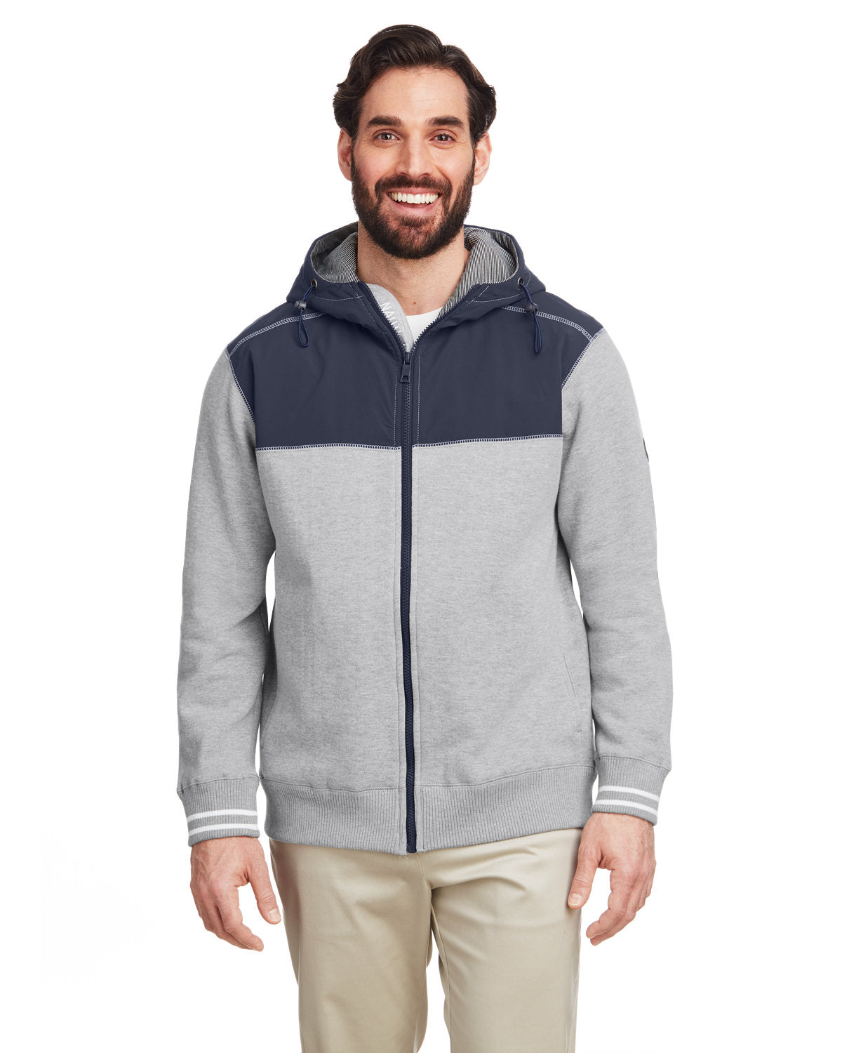 Nautica Men's Navigator Full-Zip Jacket Mens Apparel Sweatshirts & Fleece