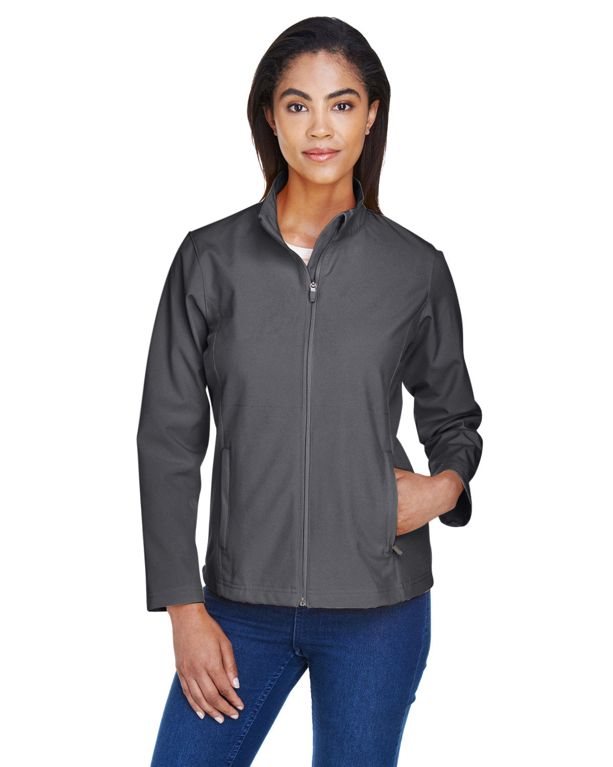 Team 365 Ladies' Leader Soft Shell Jacket Womens Apparel Jackets & Vests